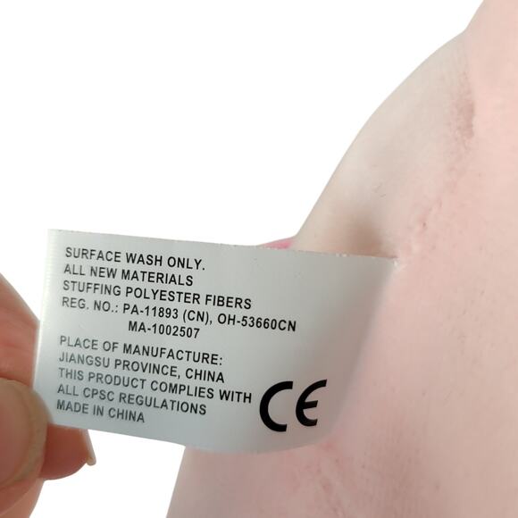 Alex the Axolotl Plush 10" Send A Friend Pink Stuffed Animal Toy Hearts Stuffie - Picture 14 of 16